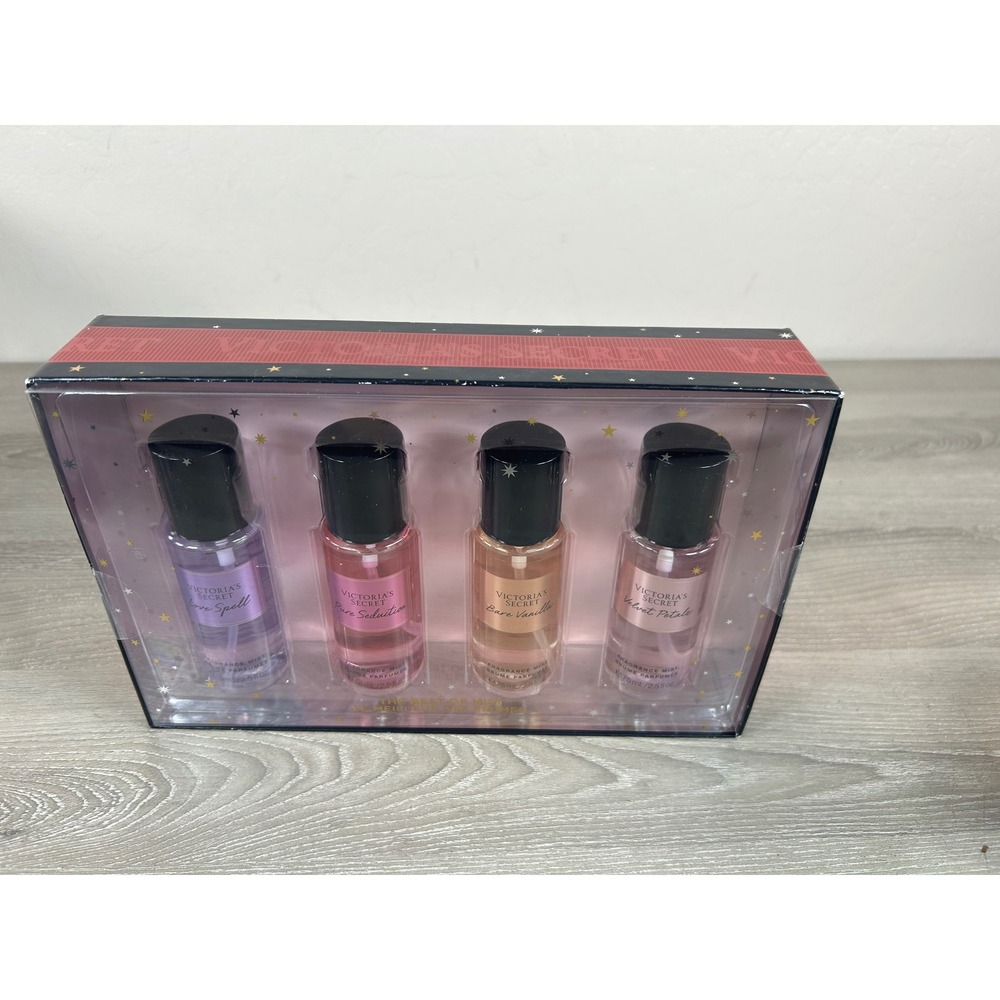 Victoria's Secret Fragrance Mist Collection 4 Piece Mini Mist Gift Set - Picture 3 of 5